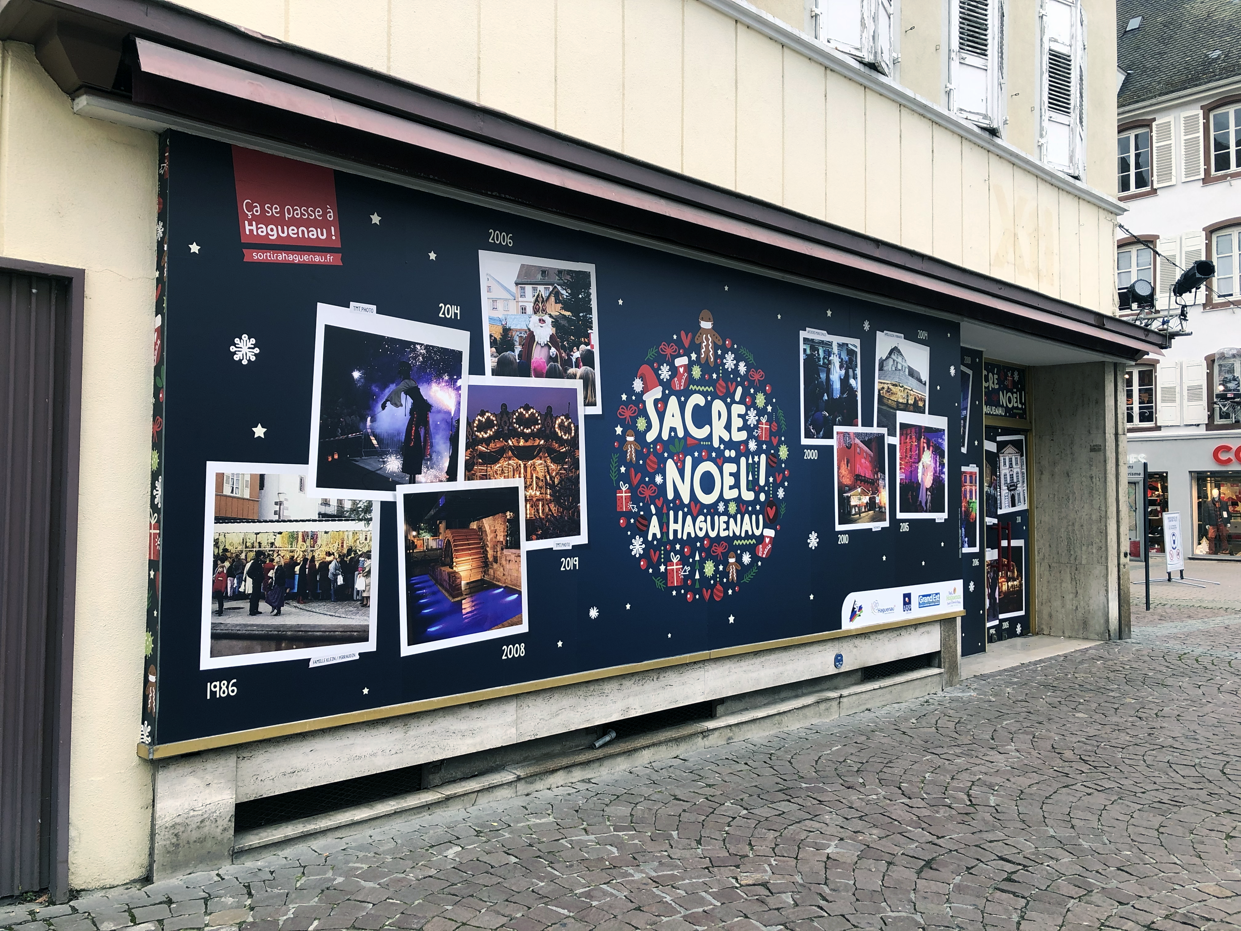 sacré noel vitrine HAGUENAU